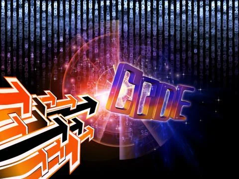 Toward Code Stock-Illustration