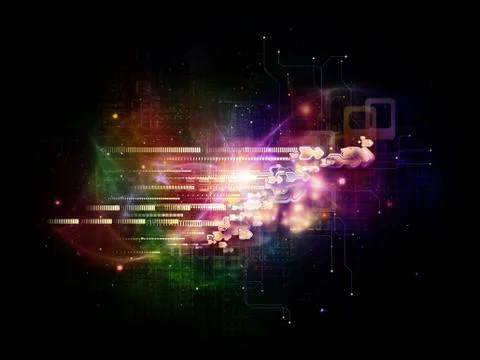 Toward Digital Cloud Technology イラスト素材