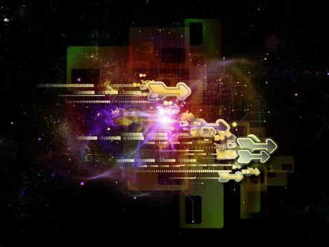 Toward Digital Cloud Technology イラスト素材