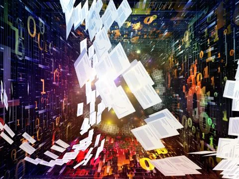 Toward Digital Conceptual Space Stock Illustration