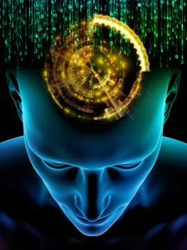 Toward Digital Consciousness Stockillustratie