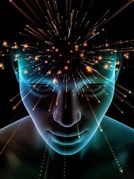 Toward Digital Consciousness 스톡 일러스트
