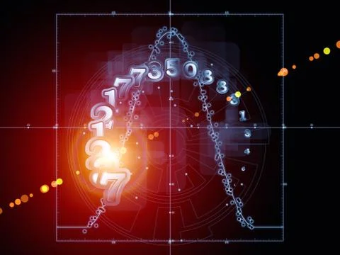 Toward Digital Geometry Stock Illustration