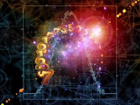 Toward Digital Geometry Stock Illustration