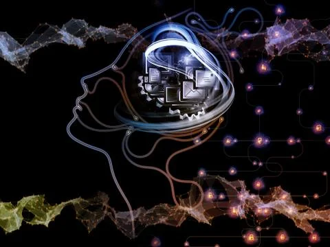 Toward Digital Machine Consciousness Stockillustratie