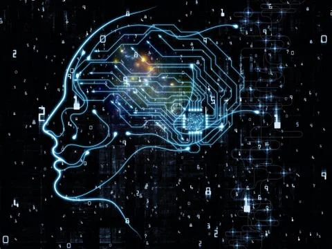 Toward Digital Machine Consciousness Stock Illustration
