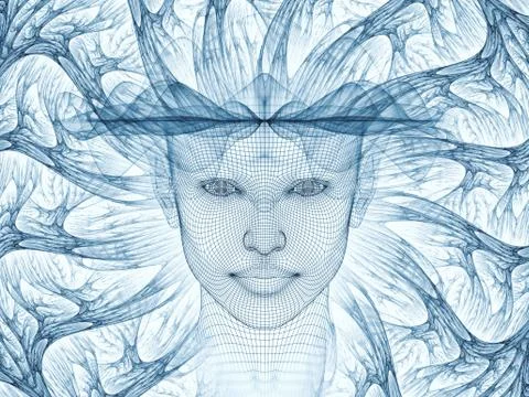 Toward Digital Mind Stock Illustration