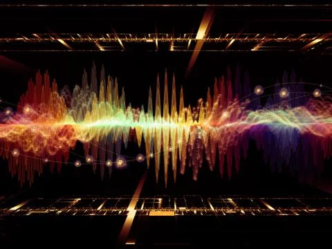 Toward Digital Oscillation 스톡 일러스트