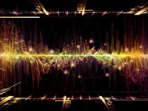 Toward Digital Oscillation 스톡 일러스트
