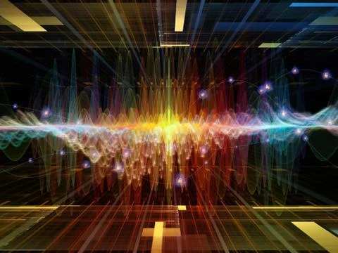 Toward Digital Oscillation 스톡 일러스트