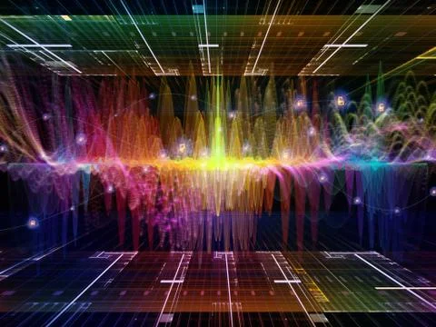Toward Digital Oscillation 스톡 일러스트