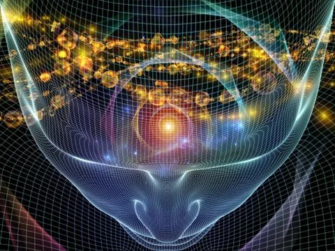 Toward Digital Reason Stock Illustration