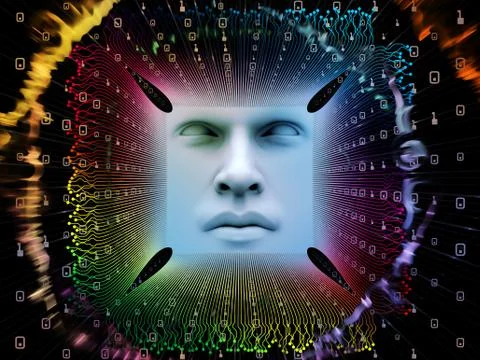 Toward Digital Super Human AI イラスト素材