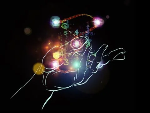 Toward Digital Technology Illustrazione stock