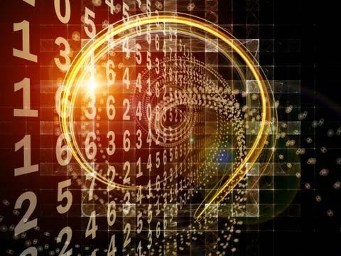 Toward Digital Technology Illustrazione stock