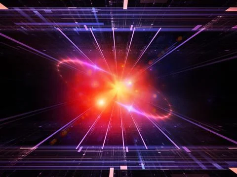 Toward Digital Technology 库存插图