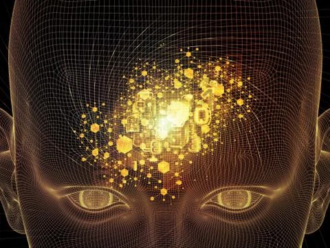 Toward Digital Thought 스톡 일러스트