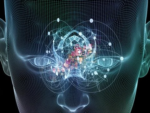 Toward Digital Thought 스톡 일러스트