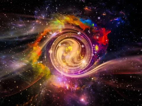 Toward Digital Vortex Illustrazione stock