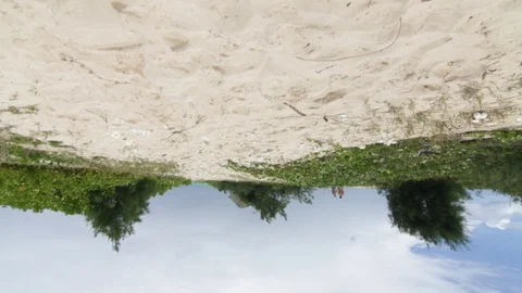 Towards The Beach Stock Footage 104789659