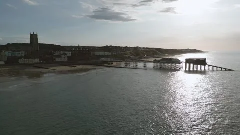 Towards Cromer Pier Stock Footage 272603330