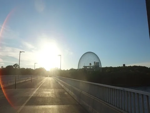 Towards The Light - Smooth Bridge Video Background Stock Footage 75799651