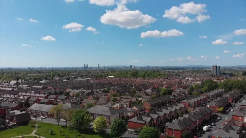 Towards manchester Stock Footage