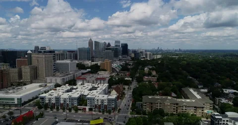 Towards Midtown Atlanta Stock Footage 149792322