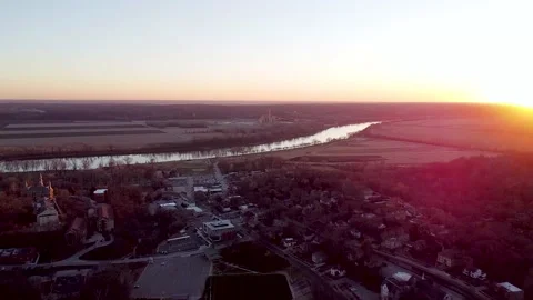 Towards the Missouri River Stock Footage 205581933