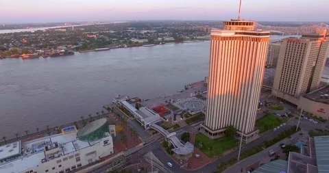 Towards river by building 動画素材 97077369