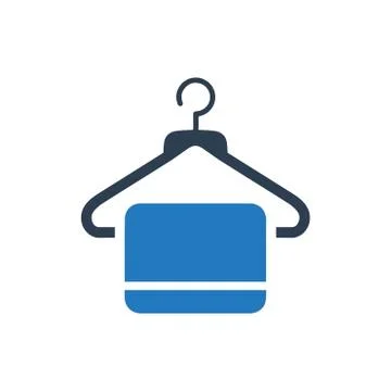 Towel Icon Illustrazione stock