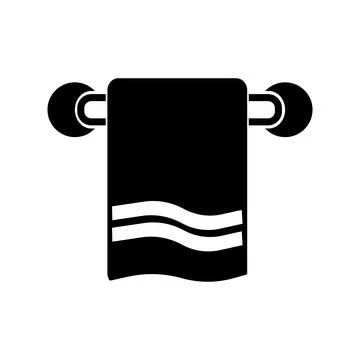 Towel icon Illustrazione stock