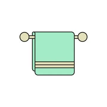 Towel icon vector design templates simple and modern Stock Illustration