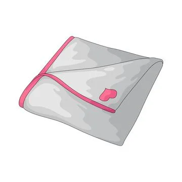 Towel illustration Ilustração Stock