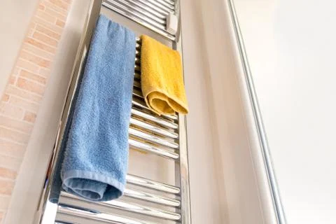 Towel rail Stock Photos