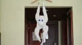 Towel in Shape of Monkey HD Footage