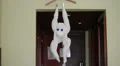 Towel in Shape of Monkey HD Footage