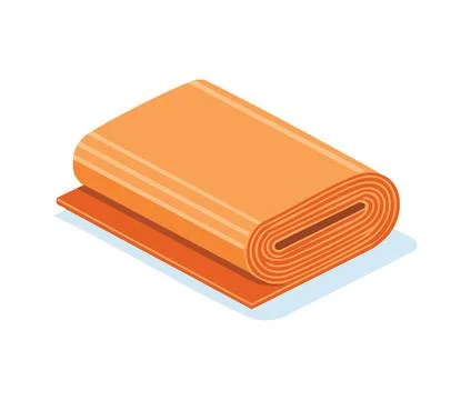 A Towel simple illustration Stock Illustration