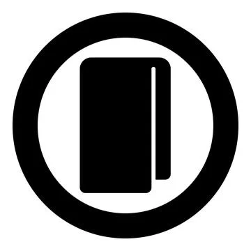 Towel stack of folded bath napkin icon in circle round black color vector i.. Stock Illustration