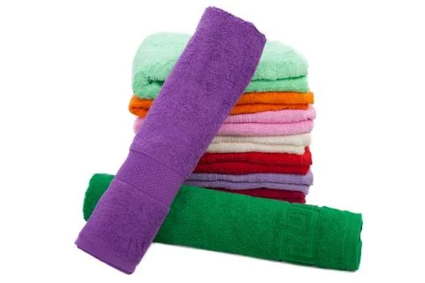 Towel stack Stock Photos