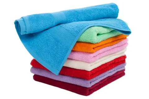 Towel stack Stock Photos