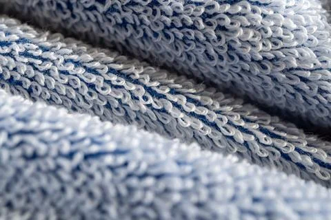 Towel texture closeup. Stock Photos