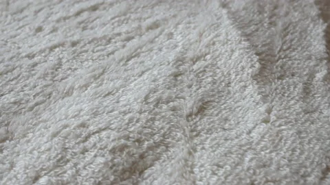 Towel texture. super close up 4k. Details white terry towel. textile background Stock Footage 150367018