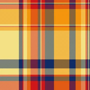 Towel vector seamless check, form pattern plaid texture. Funky fabric texti.. Stock Illustration