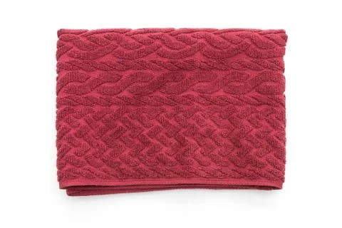 Towel on white background Stock Photos