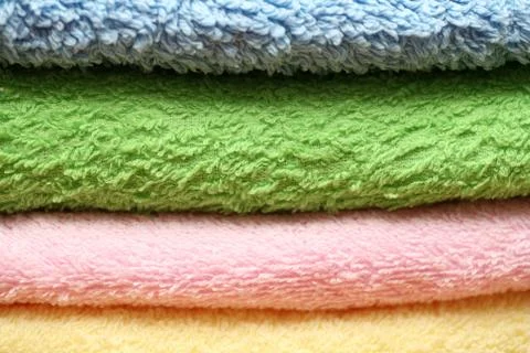 Towels close-up Stock Photos