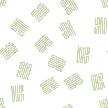 Towels set glyph vector seamless pattern flat Stock Illustration