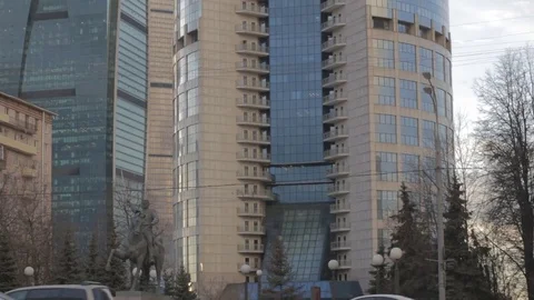 Tower 2000 in Moscow. Stock Footage 74931123