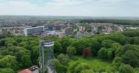 Tower of Aalborg Video stock 244789509