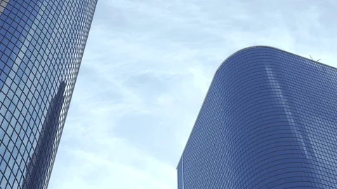 Tower against Sky Clouds Stock Footage 73094059